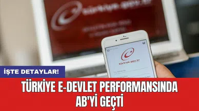 Türkiye e-Devlet performansında AB'yi geçti