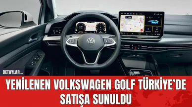 Yenilenen Volkswagen Golf Türkiye’de Satışa Sunuldu