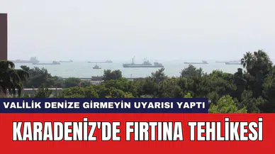 Karadeniz'de fırtına tehlikesi: Valilik denize girmeyin uyarısı yaptı