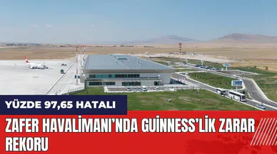 Zafer Havalimanı’nda Guinness’lik zarar rekoru!