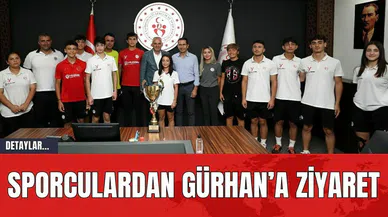 Sporculardan Gürhan’a ziyaret