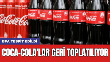 Coca-Cola'lar geri toplatılıyor!