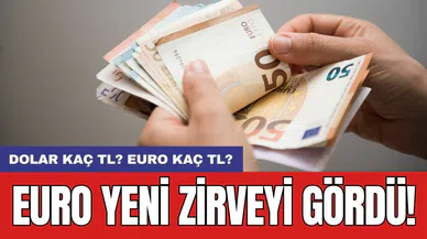Euro yeni zirveyi gördü! Dolar Kaç TL? Euro Kaç TL? 12 Temmuz 2024 Cumartesi