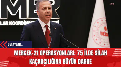 Mercek-21 Operasyonları: 75 İlde Silah Kaçakçılığına Büyük Darbe
