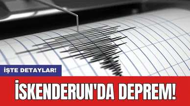 İskenderun'da deprem!