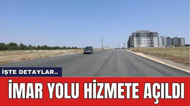 İmar Yolu hizmete açıldı