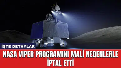 NASA VIPER programını mali nedenlerle iptal etti