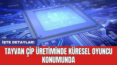 Tayvan çip üretiminde küresel oyuncu konumunda