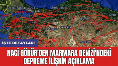 Naci Görür'den Marmara Denizi'ndeki depreme ilişkin açıklama
