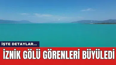 İznik Gölü görenleri büyüledi