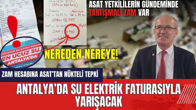 Antalya'da su elektrik faturasıyla yarışacak!