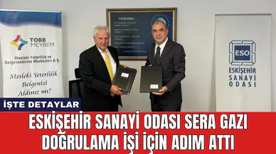 Eskişehir Sanayi Odası sera gazı doğrulama işi için adım attı