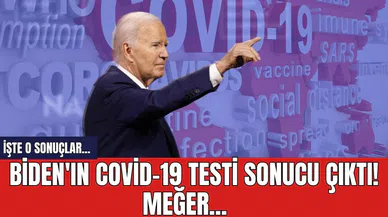 Biden'ın Covid-19 testi sonucu çıktı! Meğer...