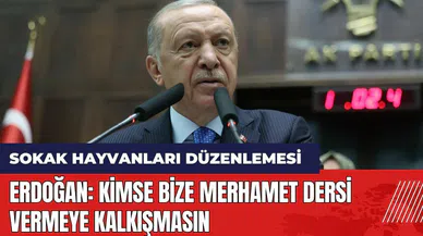 Erdoğan: Kimse bize merhamet dersi vermeye kalkışmasın