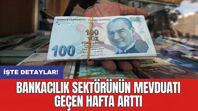 Bankacılık sektörünün mevduatı geçen hafta arttı