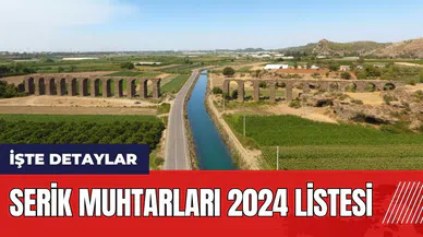 Serik Muhtarları 2024 listesi