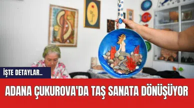 Adana Çukurova'da taş sanata dönüşüyor