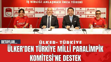 Ülker'den Türkiye Milli Paralimpik Komitesi'ne Destek