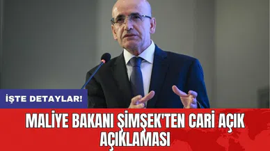 Maliye Bakanı Şimşek'ten cari açık açıklaması