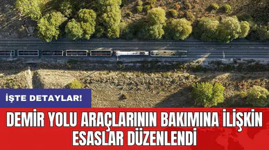 Demir yolu araçlarının bakımına ilişkin esaslar düzenlendi
