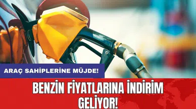 Araç sahiplerine müjde: Benzin fiyatlarına indirim geliyor!