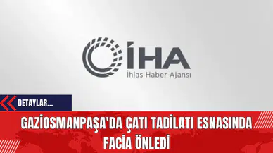 Gaziosmanpaşa'da Çatı Tadilatı Esnasında Facia Önledi