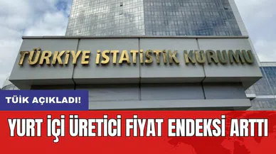 TÜİK açıkladı! Yurt İçi Üretici Fiyat Endeksi arttı