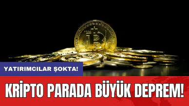 Yatırımcılar şokta: Kripto parada büyük deprem!