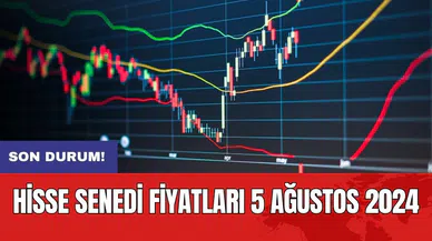 Son durum: Hisse Senedi Fiyatları 5 Ağustos 2024