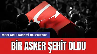 Pençe-Kilit bölgesinde bir asker şehit oldu