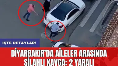 Diyarbakır’da aileler arasında silahlı kavga: 2 yaralı