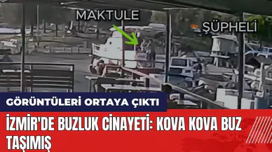 İzmir'de buzluk cin*yeti: Kova kova buz taşımış