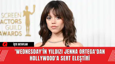 'Wednesday'in Yıldızı Jenna Ortega'dan Hollywood'a Sert Eleştiri
