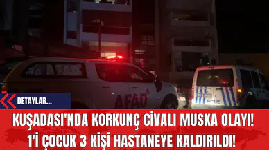 Kuşadası'nda Korkunç Civalı Muska Olayı! 1'i Çocuk 3 Kişi Hastaneye Kaldırıldı!