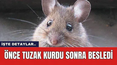 Önce Tuzak Kurdu Sonra Besledi