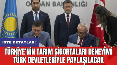 Türkiye’nin Tarım Sigortaları Deneyimi Türk Devletleriyle Paylaşılacak