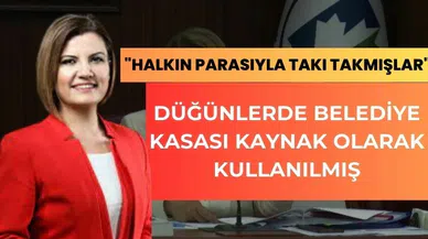 İzmit Belediye Başkanı kürsüden açıkladı: AKP'li Başkan halkın parasıyla düğünlerde takı taktı
