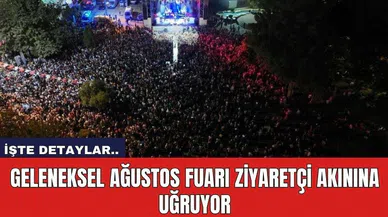 Geleneksel Ağustos Fuarı Ziyaretçi Akınına Uğruyor