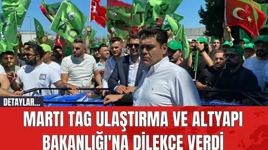 Martı TAG Ulaştırma ve Altyapı Bakanlığı'na dilekçe verdi