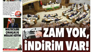 Prefabrik anaokulu Meclis'te