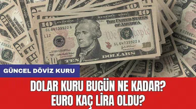 Dolar ne kadar oldu? Euro ne kadar? 16 Ağustos 2024 Cuma