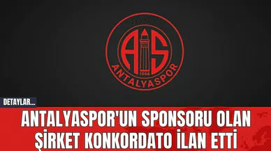 Antalyaspor'un Sponsoru Olan Şirket Konkordato İlan Etti