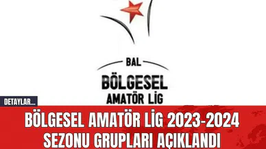 Bölgesel Amatör Lig 2023-2024 Sezonu Grupları Açıklandı