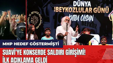 MHP hedef göstermişti: Suavi'ye konserde saldırı girişimi! İlk açıklama geldi
