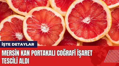 Mersin Kan Portakalı için Coğrafi İşaret Tescili alındı