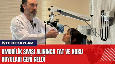 Omurilik sıvısı alınınca tat ve koku duyuları geri geldi