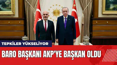 Baro Başkanı AKP'ye başkan oldu!