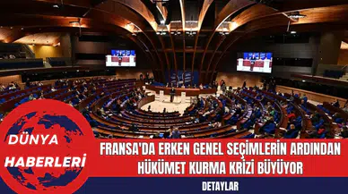 Fransa'da Siyasi Kriz Derinleşiyor: Macron Sol İttifakın Başbakan Adayını Reddetti