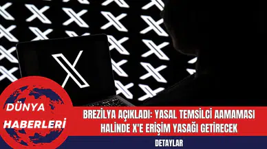 Brezilya Açıkladı: Yasal Temsilci Atamaması Halinde X'e Erişim Yasağı Getirecek
