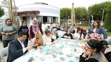 Depremzedelere el sanatları kursu